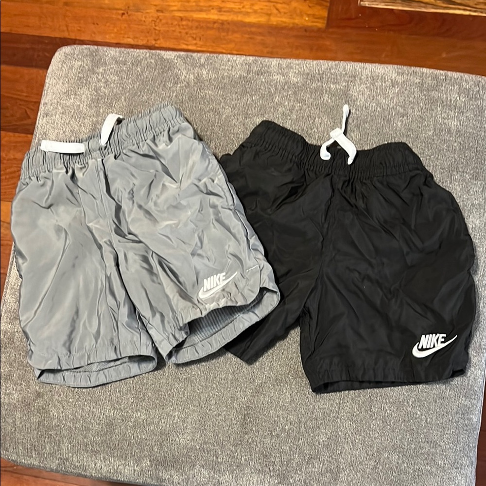 Nike Kids Black and Gray Shorts (bundle set)